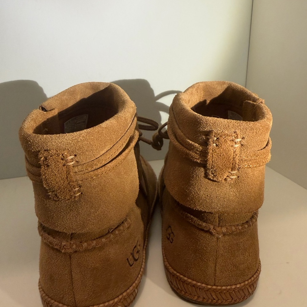 UGG Tan Suede Boots - Picture 6 of 7